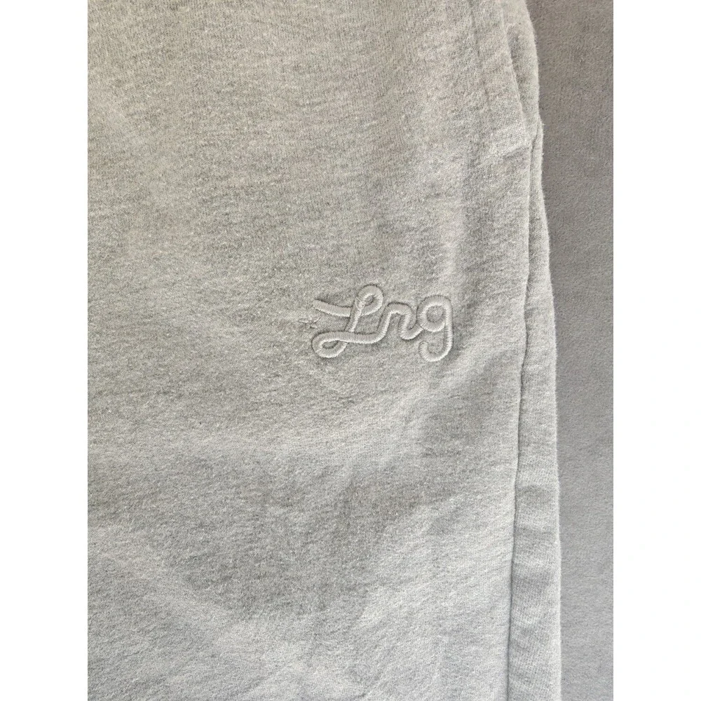 LRG Lifted Research Group Gray Fleece Jogger Sweatpants Men's Large